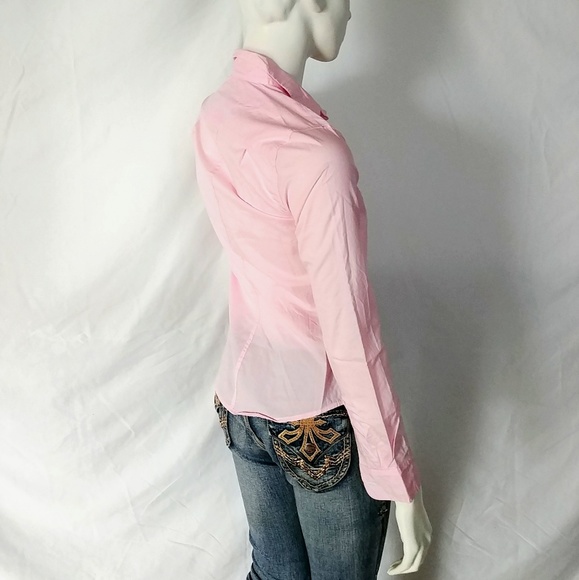 Frank & Eileen Ladies Barry Pink Button Down Shirt - Picture 4 of 8